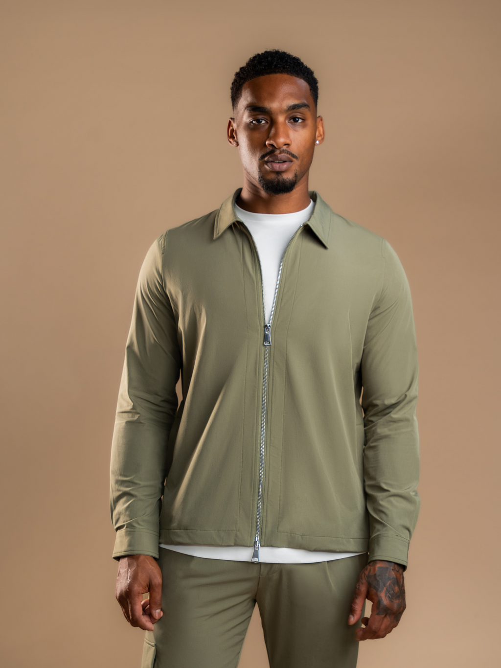 Olive Element Tech Suit