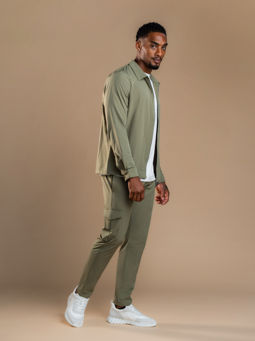 Olive Element Tech Suit